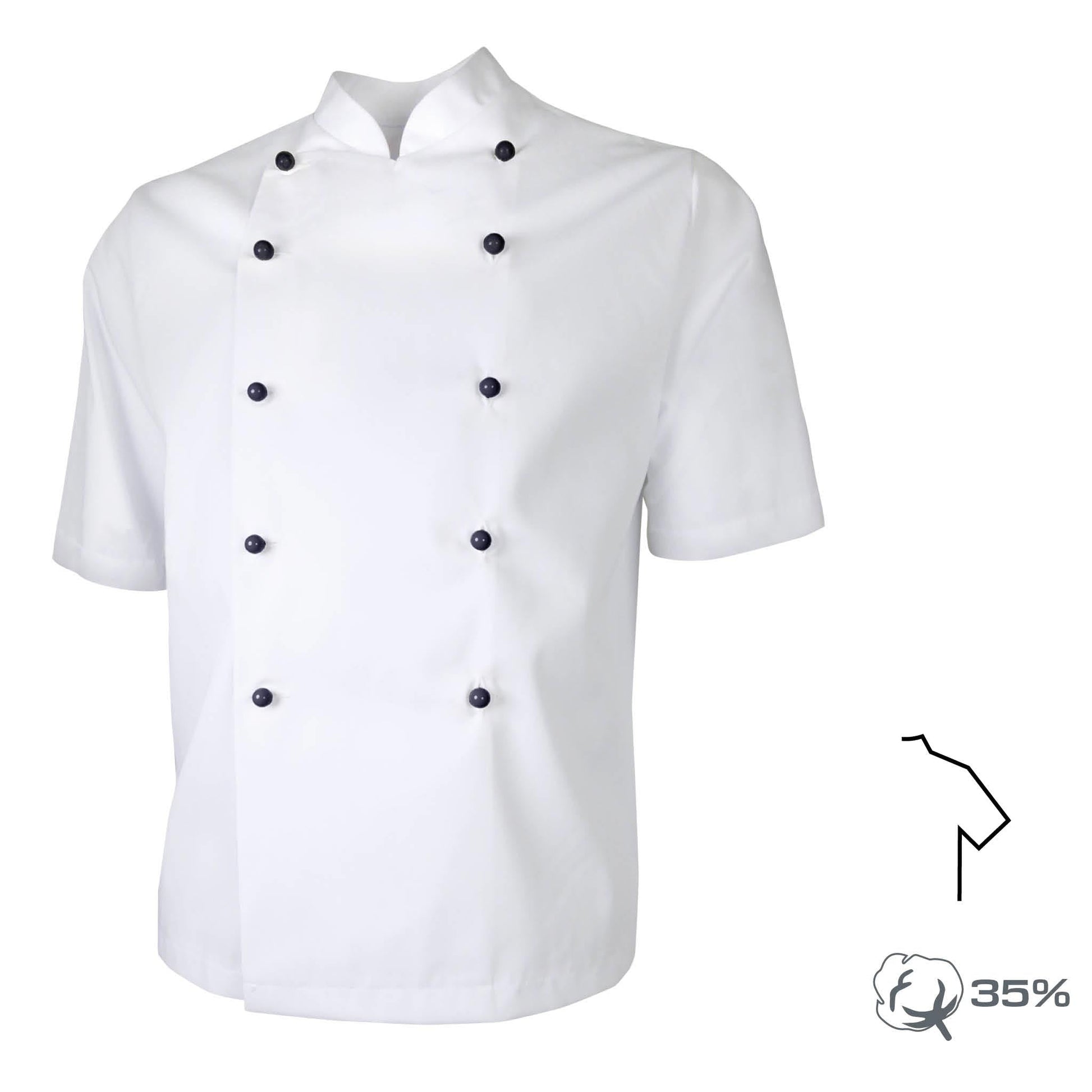 Clem - Herren-Kochjacke 1/2 Ärmel 001