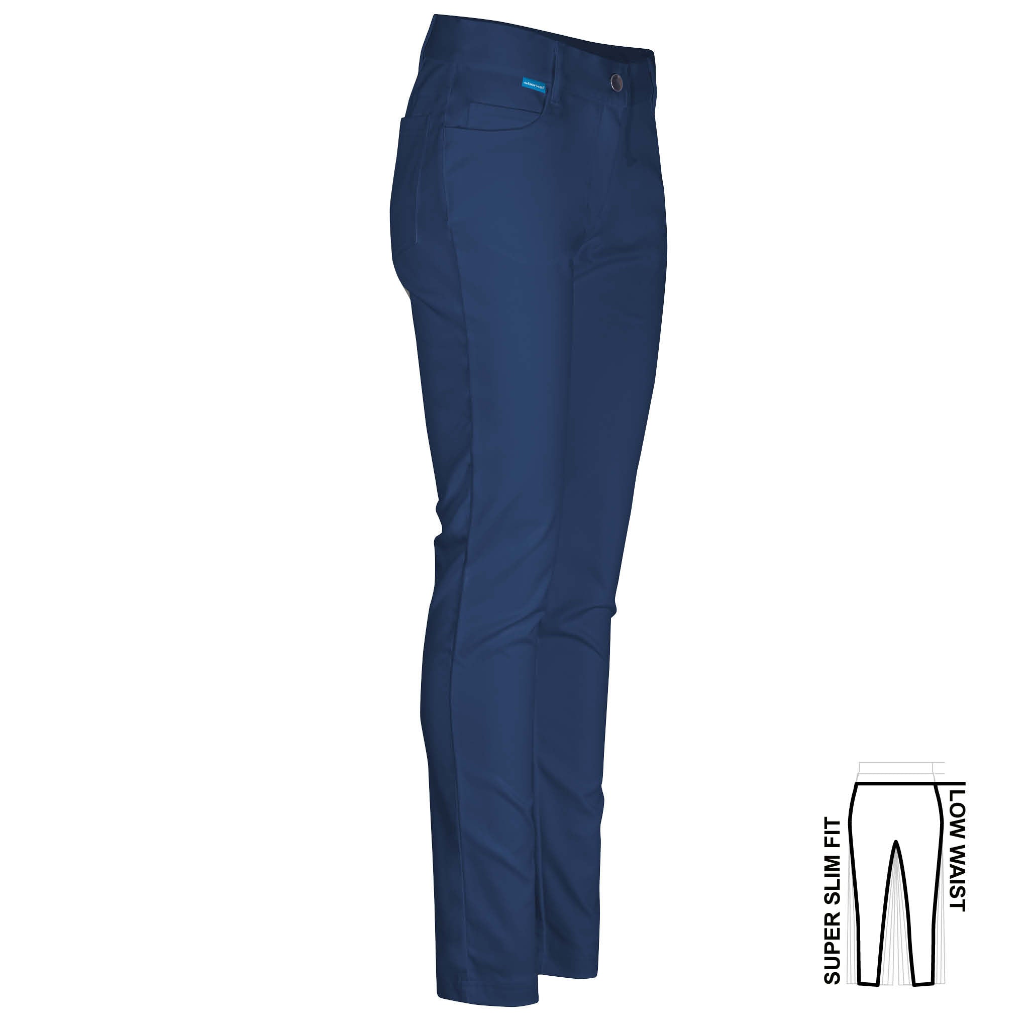 Janice blauw - damesbroek 5 zakken 611